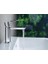 Faucet Modern Tek Delikli Bataryası, Tek Saplı Bataryası Krom, Lavabo Bataryası, Tahliye Montajı, Krom 581LF-PP 3