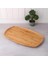 Bambu Lüx Bambu Kayık Sunum Tabağı Servis Tabak 30X18CM Sunum Tabağı, Dikdörtgen Sunum Tabağı 2