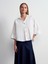 50529 Dilvin Geniş Kollu Poplin Gömlek 1