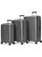 04PC7060 Polipropilen 3 Lü Valiz Seti Antrasit 1