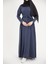Ankanoor Modal Cupra Yırtmaç Kol Drapeli Elbise ANKA253003 5