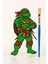 Boyanabilir Ninja Turtles Figür – Eğitici 3D Sanat & Hobi Oyuncağı 1