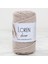 Loren Decor 3 Büküm Makrome Ipi Bej - L049 1