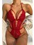 Şık Kırmızı Dantelli Babydoll Gecelik BRF1302 1