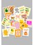 Renkli Pul Sticker Seti 20'li - Bullet Journal Ajanda Scrapbook 1