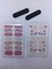 Kendinden Yapışkanlı Nail Sticker 2 Paket Tırnak Stickeri Takma Yapışkanlı Oje Kalpli Simli 1