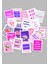 Renkli Pul Sticker Seti 20'li - Bullet Journal Ajanda Scrapbook 1