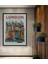 Çerçeve Görünümlü Londra Şehir Silueti Ahşap Mdf Dekoratif Ev Duvar Tablo Dikdörtgen Ev Duvar Tablo 1