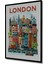 Çerçeve Görünümlü Londra Şehir Silueti Ahşap Mdf Dekoratif Ev Duvar Tablo Dikdörtgen Ev Duvar Tablo 2