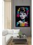 Çerçeve Görünümlü Renkli Audrey Hepburn Ahşap Mdf Dekoratif Ev Duvar Tablo Dikdörtgen Ev Duvar Tablo 1