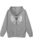 Trust In God Melek Kanadı Angel Baskılı Kapüşonlu Oversize Sweatshirt Gri Hoodie H1387 1