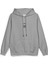 Trust In God Melek Kanadı Angel Baskılı Kapüşonlu Oversize Sweatshirt Gri Hoodie H1387 2
