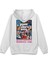 Gta Vice City Sırt Baskılı Kapüşonlu Oversize Sweatshirt Ekru Hoodie H1314 1