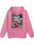Gta Vice City Sırt Baskılı Kapüşonlu Oversize Sweatshirt Pembe Hoodie H1314 1
