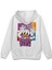 Daisy Duck Sırt Baskılı Kapüşonlu Oversize Sweatshirt Ekru Hoodie H1233 1