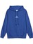 Empress Satranç Sırt Baskılı Kapüşonlu Oversize Sweatshirt Mavi Hoodie H1196 2