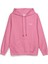 No Signal Sırt Baskılı Kapüşonlu Oversize Sweatshirt Pembe Hoodie H1396 2