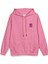 Fake Love Sırt Baskılı Kapüşonlu Oversize Sweatshirt Pembe Hoodie H1404 2