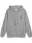 Tom & Jerry Baskılı Kapüşonlu Oversize Sweatshirt Gri Hoodie H1381 2
