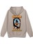 Daffy Duck Sırt Baskılı Kapüşonlu Oversize Sweatshirt Taş Rengi Hoodie H1393 1