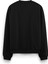 Love Bomb Baskılı Siyah Oversize Sweatshirt S1203 2