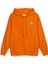 Sünger Bob Sırt Baskılı Kapüşonlu Oversize Sweatshirt Turuncu Hoodie H1232 2