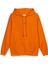 Shut Your Mouth Sırt Baskılı Kapüşonlu Oversize Sweatshirt Turuncu Hoodie H1194 2