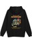 Toy Story Sırt Baskılı Kapüşonlu Oversize Sweatshirt Siyah Hoodie H1391 1