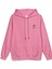 Tazmanian Devil Tazmanya Canavarı Sırt Baskılı Kapüşonlu Oversize Sweatshirt Pembe Hoodie H1392 2