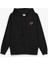 Love Bomb Baskılı Kapüşonlu Oversize Sweatshirt Siyah Hoodie H1203 1