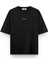 Siyah Oversize Tshirt Yeşil Papatya Sırt Baskılı T-Shirt Oversize Yazılı Unisex Tişört 1226 2
