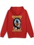 Daffy Duck Sırt Baskılı Kapüşonlu Oversize Sweatshirt Kırmızı Hoodie H1393 1