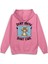 Tom & Jerry Baskılı Kapüşonlu Oversize Sweatshirt Pembe Hoodie H1381 1