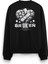 Broken Heart Kırık Kalp Sırt Baskılı Siyah Oversize Sweatshirt S1224 1