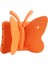 iPad 10.2 2021 (9.nesil) Uyumlu Aden Butterfly Standlı Tablet Kılıf-Turuncu 1