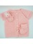 Pembe Yelek-Patik Takım ve Minik Kelebek Amigurumi Oyuncak Hediye Seti 4