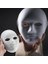 Beyaz Renk Boyanabilir Anonim Tam Yüz Cosplay Maske 24X18 cm 5
