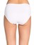 4 Adet Tutku Kadın Yüksek Bel Bato Ince Lastik Külot Beyaz 3
