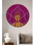 Buddha Meditasyon Ahşap Mdf Dekoratif Ev/işyeri Duvar Tablo Yuvarlak Ev/işyeri Duvar Tablo 1