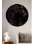 Asil Siyah At Dekoratif Ahşap Mdf Ev/işyeri Duvar Tablo Yuvarlak Ev/işyeri Duvar Tablo 1