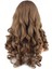Dalgalı Perçemsiz Uzun Fiber Sentetik Peruk / Bebek Kumralı 5