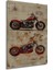 Klasik Motosiklet Tasarımı Dekoratif Ahşap Mdf Tablo Dikdörtgen Tablo 3