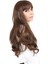 Kahküllü Uzun Dalgalı Fiber Sentetik Peruk / Kahve Karamel 3