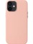 iPhone 12 Mini Uyumlu Aden Leathersafe Wireless Kapak-Pembe 1
