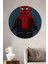 Spider Man Ahşap Mdf Dekoratif Ev/işyeri Duvar Tablo Yuvarlak Ev/işyeri Duvar Tablo 1