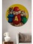 Alvin ve Sincaplar Dekoratif Ahşap Mdf Ev/işyeri Duvar Tablo Yuvarlak Ev/işyeri Duvar Tablo 1