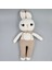 Kapüşonlu Ceket-Pantolon Takım ve Sevimli Tavşan Amigurumi Oyuncak Hediye Seti 8