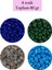 Dökme Cam Kum Boncuk Büyük Boy (6/0) 4 mm - 4 Renk - Toplam 80 Gram - BNC415 1
