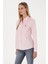 Kadın Açık Pembe Gömlek Basic 50308038-VR078 3
