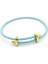 Deri Hasır Bileklik - Turkuaz 1